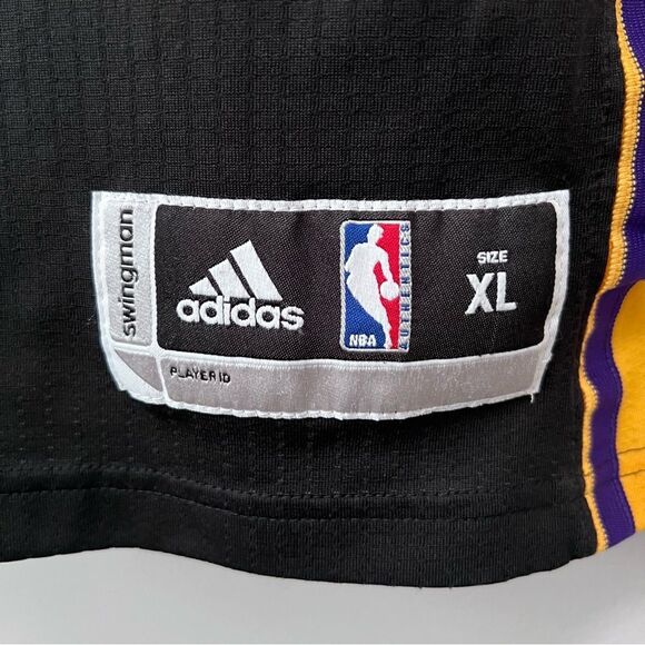 Kobe Bryant Hollywood Nights Adidas Sleeved Jersey Size XL - Picture 5 of 7